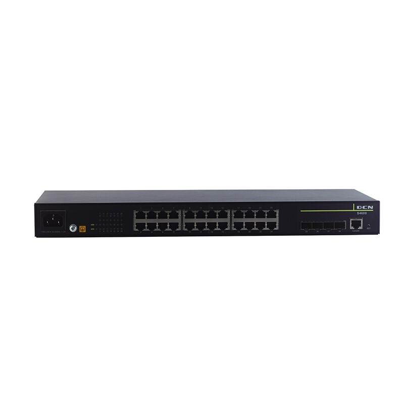 神州数码 S4600-28P-SI 24千兆电口4千兆光口可管理企业级交换机